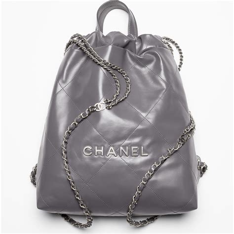 chanel urban luxury drawstring backpack|Chanel 22 backpack.